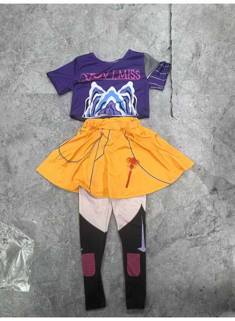 general K-POP Demon Huntress Singer Costume Halloween Girl Rumi Costume Mira Costume Zoey costume - Image 2