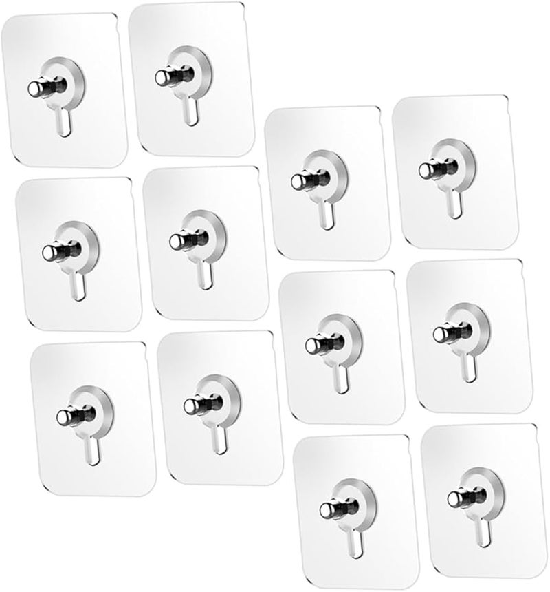 50 قطعة من خطافات الحائط اللاصقة ذاتية اللصق، قوية التثبيت متعددة الأغراض للمطبخ دون إتلاف الجدران - Image 1