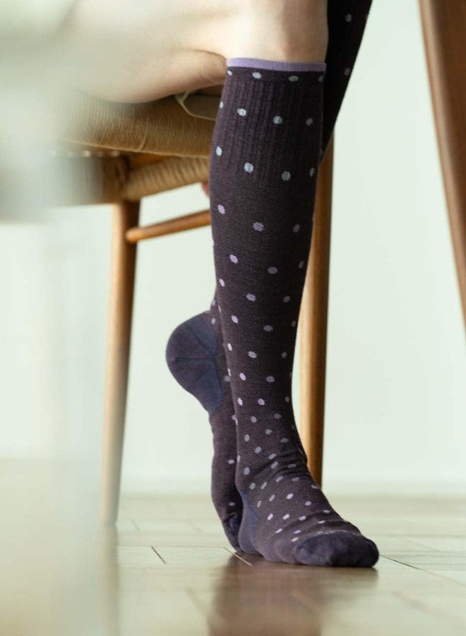 Sockwell Women's On the Spot Moderate Graduated Compression Sock, Blackberry - S/M - Image 2
