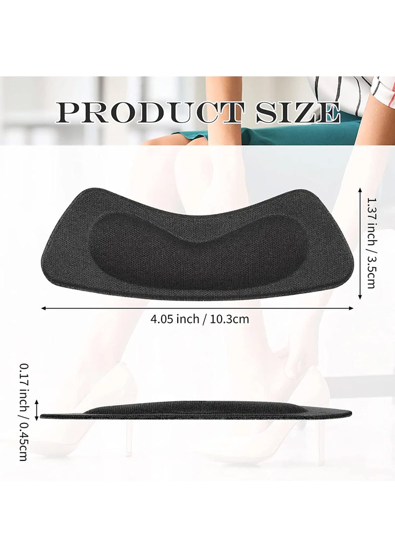 6 Pairs Heel Cushion Pads Shoe Grips Liner Self-Adhesive Insoles Foot Care Protector (Multicolor) - Image 2