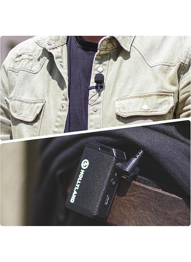 Hollyland Omnidirectional Lavalier Microphone for Lark Max Microphone System-Black  - Image 5