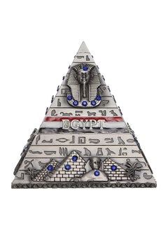 Generic Ashtray Pyramid Shaped Decorated With Pharaonic Drawings  Multi Color 