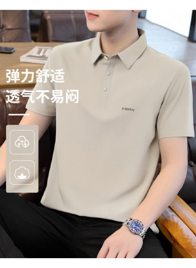 FOLUNSI lightweight, Breathable & Easy-care Bestseller Men's Summer Casual Polo Shirt With Flip Collar - Image 1