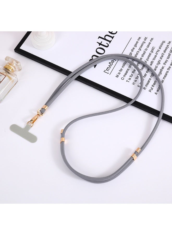 NIBEMINENT Beaded Phone Lanyard, Anti Lost Removable Wrist Strap, Adjustable Nylon Rope Bracelet Pendant, Phone Keychain Lanyard