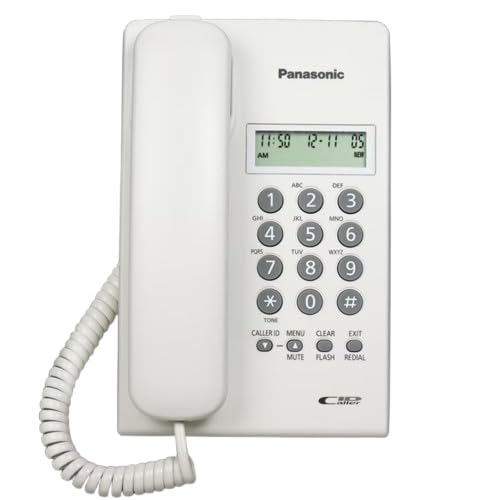 Panasonic Corded Telephone, White - Image 3