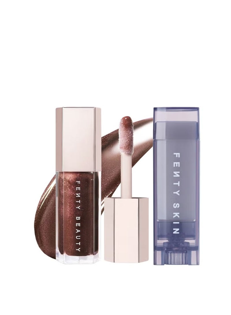 فنتي Fenty Beauty GLOSS BOMB X LUX BALM: Hot Chocolit - Image 1