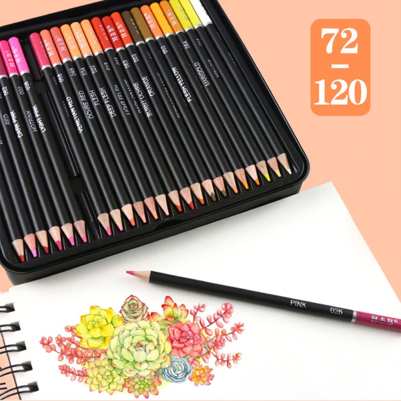 Color Pencils 72 Colors Ergonomic Design Drawing Kit - Aesthetic Improvement Painting Tool for School Students, Beginners, Art Enthusiasts - Image 5