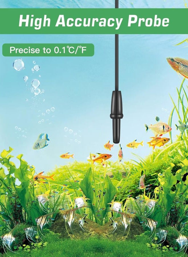 Zacro LCD Digital Aquarium Thermometer Fish Tank Water Terrarium Temperature - Image 3