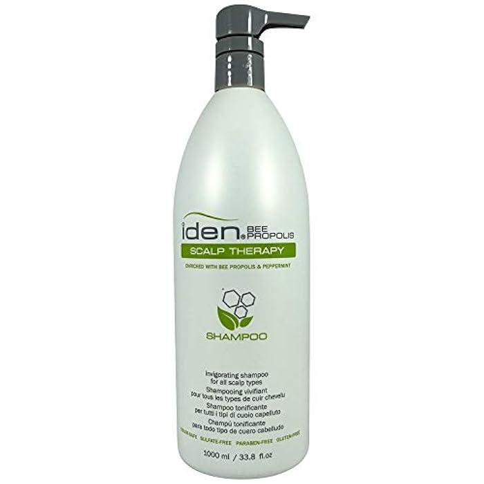 IDEN Bee Propolis Scalp Therapy Shampoo, For Sensitive Scalp, Soothes Irritation, Promotes Healthy Scalp, 33.8 fl.oz