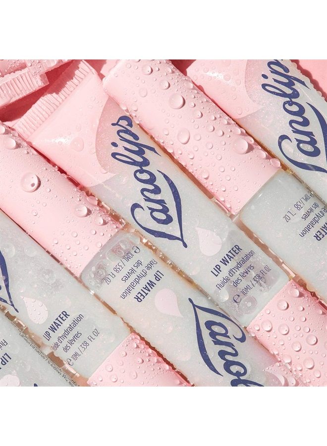 Lanolips Lanolin Lip Water - Hydrating Lip Tint Serum with Hyaluronic Acid and Shimmer Tints for a Hydrated Lip Glow - Lip Moisturizer for Dry, Cracked Lips (10ml / 0.34 fl oz) - Image 2