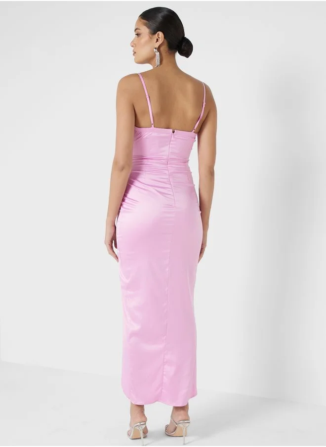 Jaded Rose Side Slit Dress