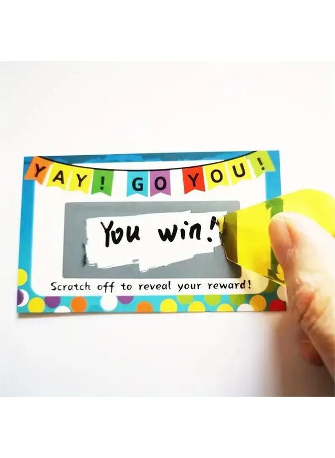 50 Pack Christmas Scratch Cards With Santa Tree Designs Bulk Party Supplies - Image 5