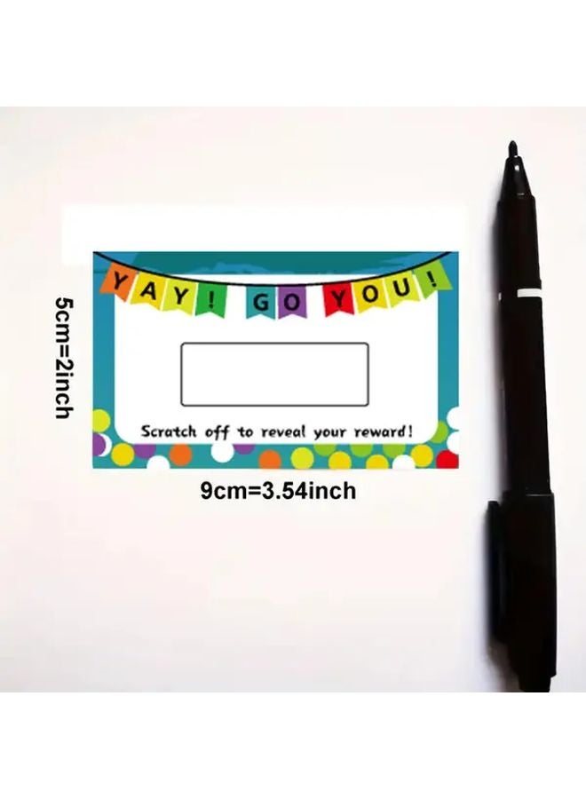 50 Pack Christmas Scratch Cards With Santa Tree Designs Bulk Party Supplies - Image 4