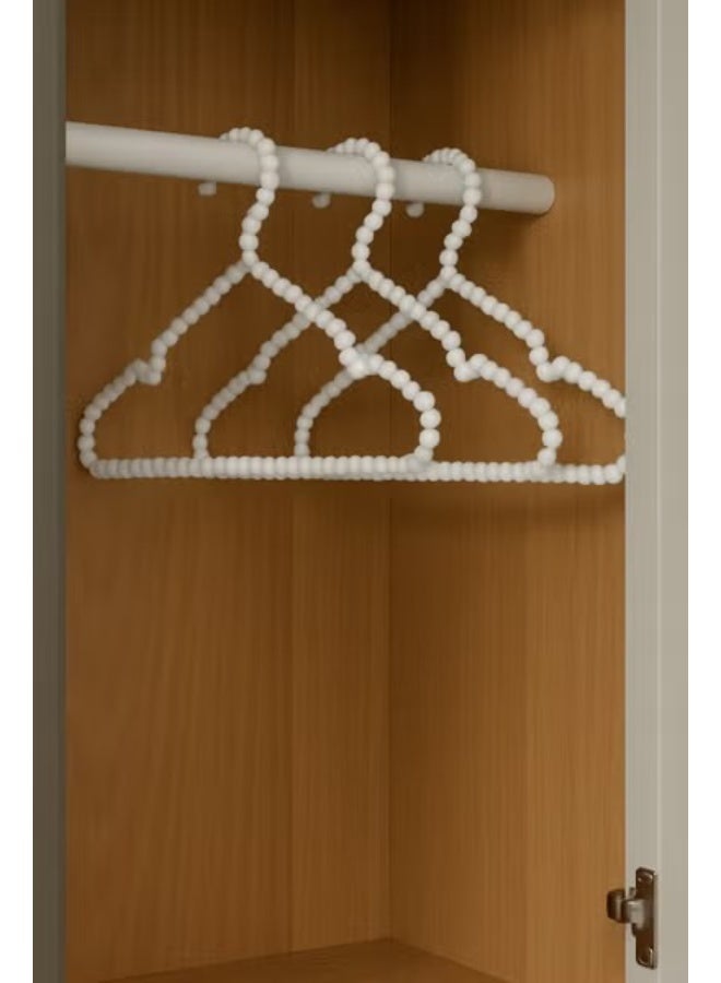 Plastic Bead Hangers Great for Underwear and Light Blouses in the Closet, 3 Pack - Multicolor - Image 4