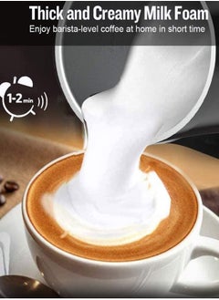 Brutelle Electric Milk Frother Steamer Milk Foamer 4 in 1 Multifunctional Hot Cold Milk Foam Maker 400W Automatic Quiet Milk Warmer Latte Cappuccinos Hot Chocolate  - Image 2
