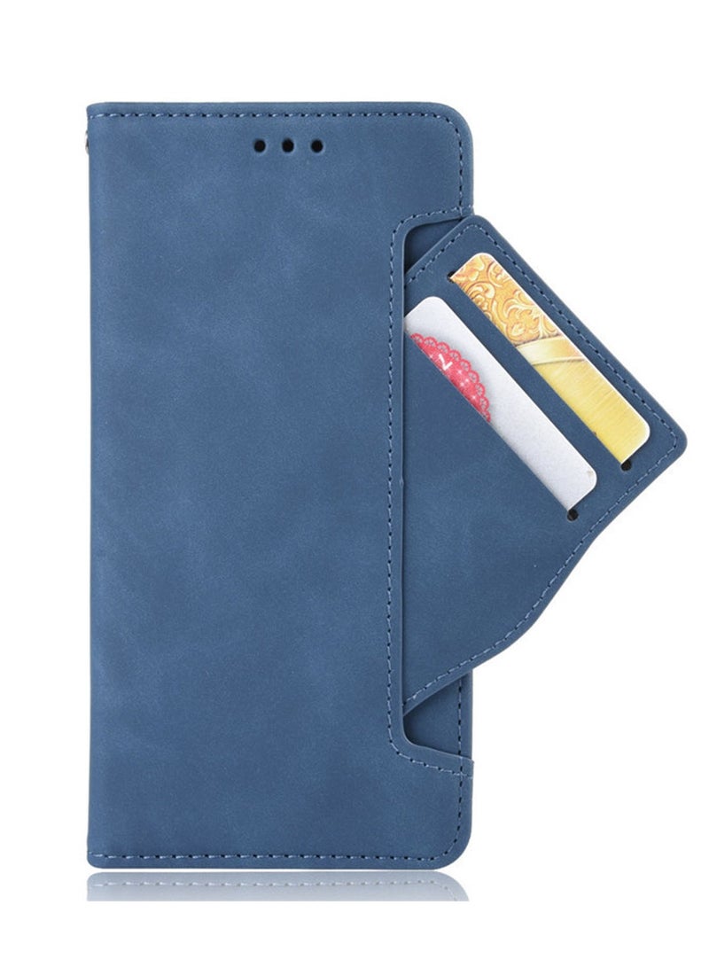 PU Leather Protection Cover Wallet For Huawei Nova 7i/6SE Blue - Image 2