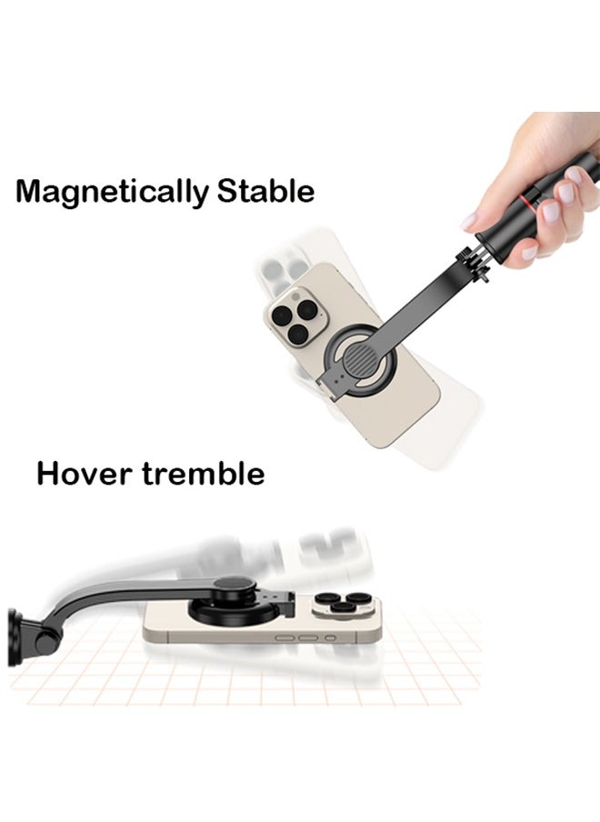 Fazza - Magnetic Portable Expandable Selfie Stick Tripod Stand with Bluetooth Wireless Remote Control, Suitable for IPhone 15 14 13 12 and Android - Image 1