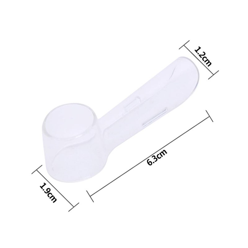 8 Pack Reusable Electric Toothbrush Covers Travel Dust Protection Caps - Image 3