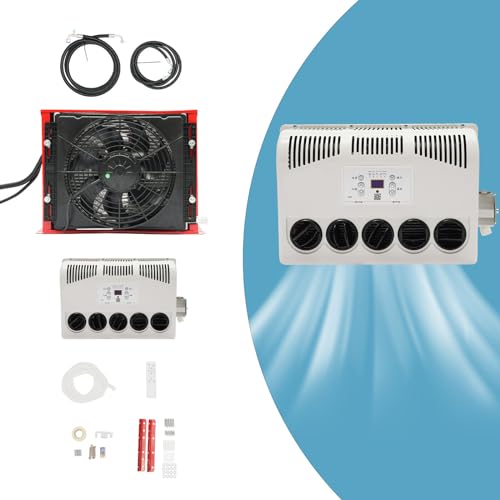 CNCEST 12V Truck Cab Air Conditioner 11000 BTU Split AC Fits Semi Trucks Bus RV Caravan Mini Split RV Truck Air Conditioner Unit Fit Semi Truck Caravan - Image 5