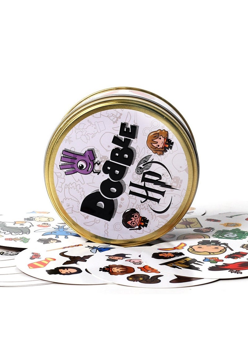 Spot It Game Metal Box Card Set for Family Fun Dobble HP-Harry Potter 