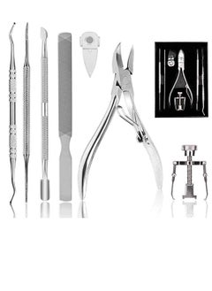 Toenail Clippers Set 7Pcs, Staineless Steel Ingrown Toenail Tool Kit, Professional Toe Nail Nippers Set Pedicure Treatment Tool for Ingrown & Thick Nail, Surgery Grade Manicure Pedicure Tool
