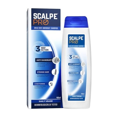 Scalpe Pro Daily Anti-Dandruff Shampoo | Removes Dandruff from Source | Prevents Itching & Irritation | Scalpe Science | Climbazole Formulation | Dermatologically Tested | For Women & Men | 400ml - Image 1