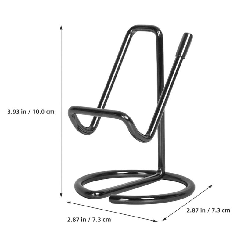Metal Phone Stand Holder For Desk Bed Office Home Stable Black - Image 3
