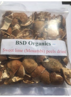 BSD Organics Sweet Lemon/Lime/Limetta (Mosambi) Lemon Peels Dried 500 Gms  - Image 2