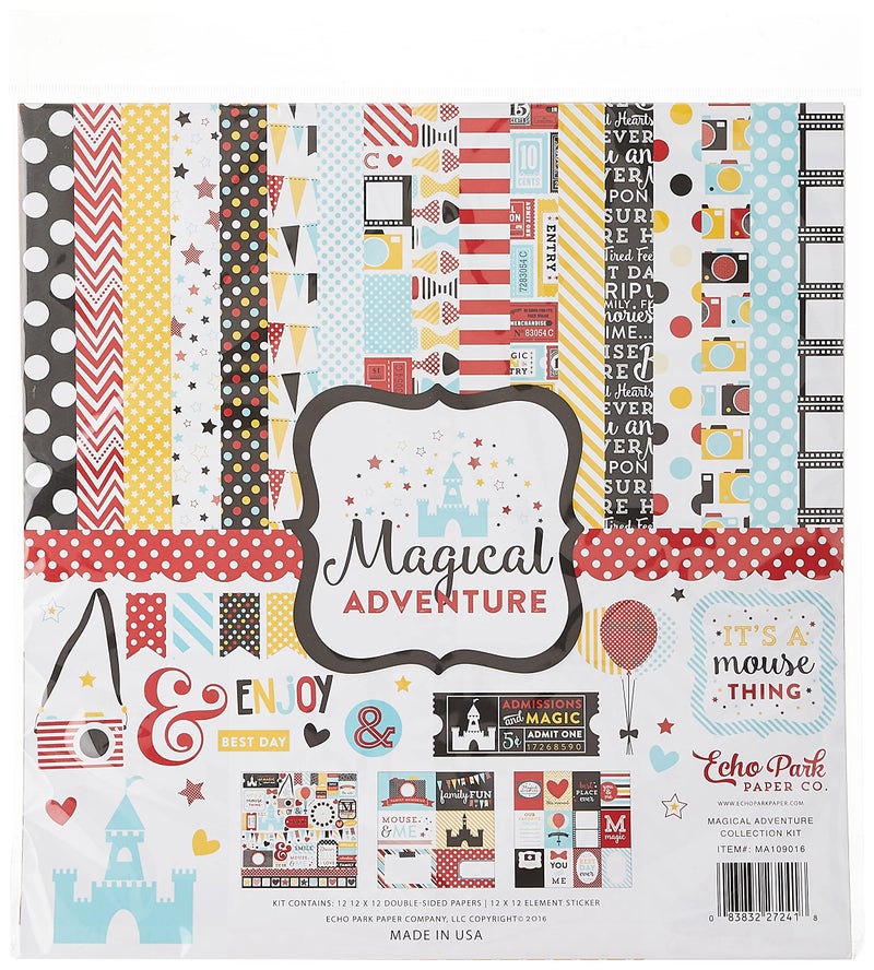 Echo Park Paper Company MA109016 Magical Adventure Collection Kit - Image 2
