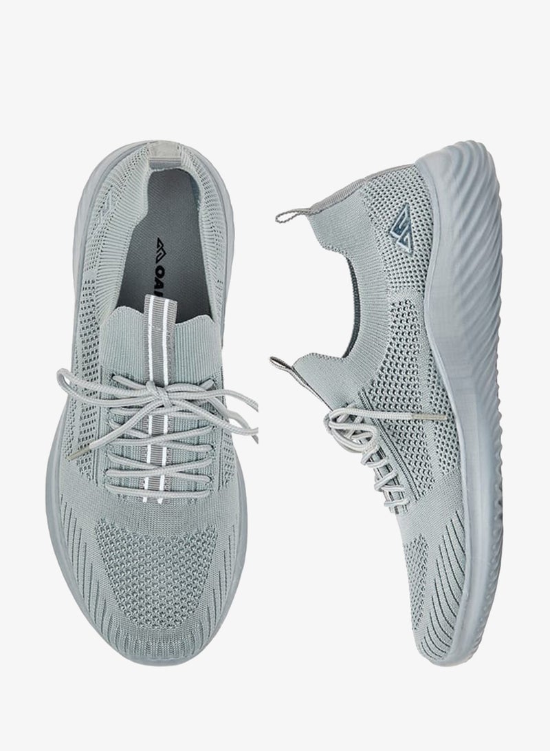 Oaklan by Shoexpress Women's Textured Lace-Up Sports Shoes with Pull Tabs - Image 2