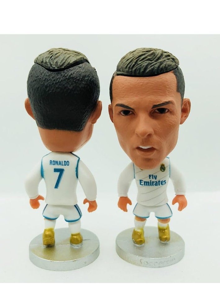 General - Real Madrid Football Star Character Set 7 Cristiano Ronaldo 2017-18 2017-18 Season White - Image 1