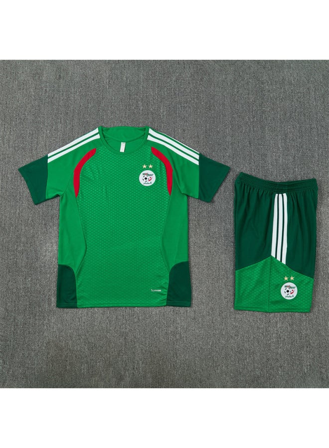 2627 World Cup Pre-match Training Kit Argentina Germany Spain Adult Short Sleeve Set Children's Football Jersey