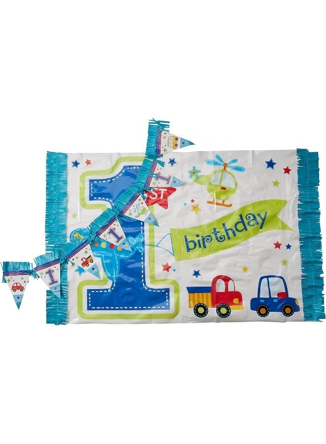 Amscan "All Aboard Boy" High Chair Decorating Kit, Birthday - Image 2