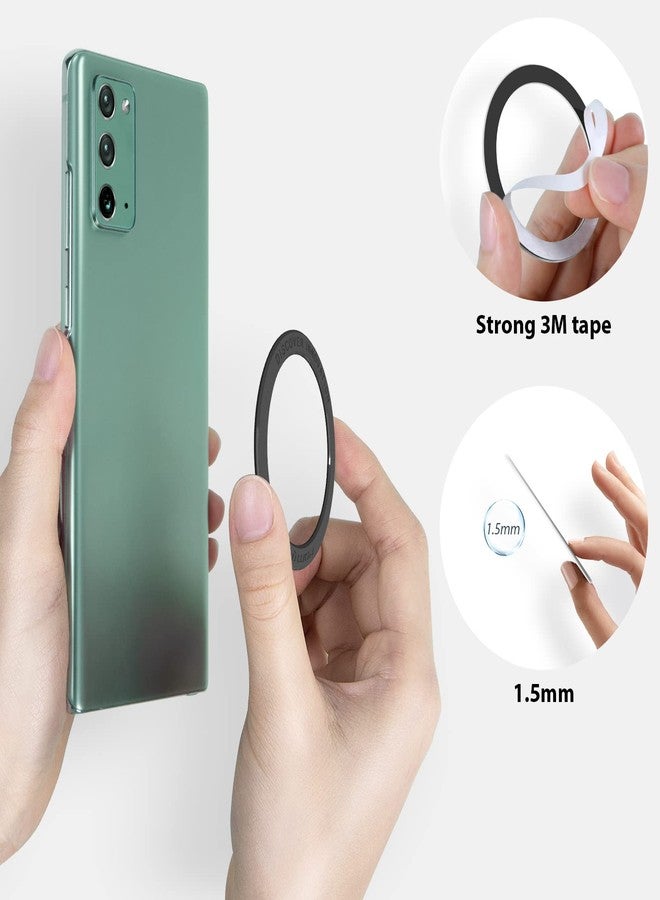 Nillkin MagSafe Ring Magnet - Magsafe Magnetic Ring for Samsung Galaxy S25 S24 S23 S22 Ultra/Plus, iPhone 16 15 14 13 12 11/XS/8/SE, Google Pixel 9/8/7 Pro and Android Phones, 2 Pack Black - Image 3