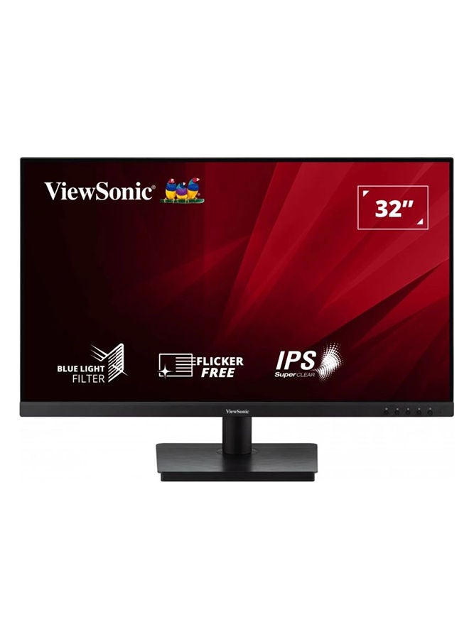 ViewSonic 32 Inch 2K QHD Monitor Featured Built-In Speakers VA3209-2K-MHD Black - Image 1