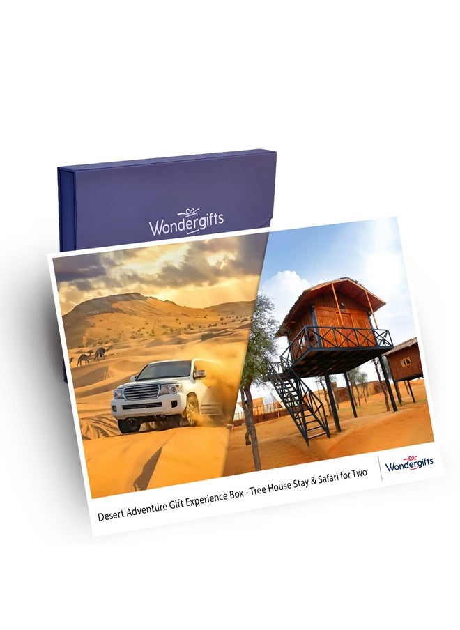 Wondergifts - Tree House Stay & Safari for Two Experience Gift with Free Spa Voucher - Image 1