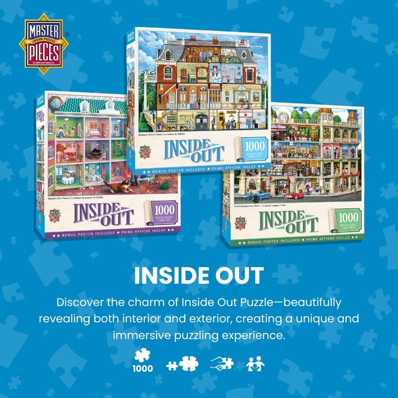 MasterPieces 1000 Piece Jigsaw Puzzle For Adults, Family, Or Youth - Walden Manor House - 19.25"x26.75" - Image 3