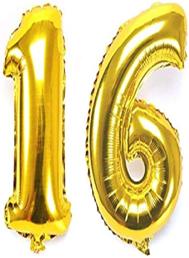 Theme My Party 16 16 inch Number Balloon Party Festival Decorations foil Helium Balloons Party Supplies use Them as Props for Photos (16)