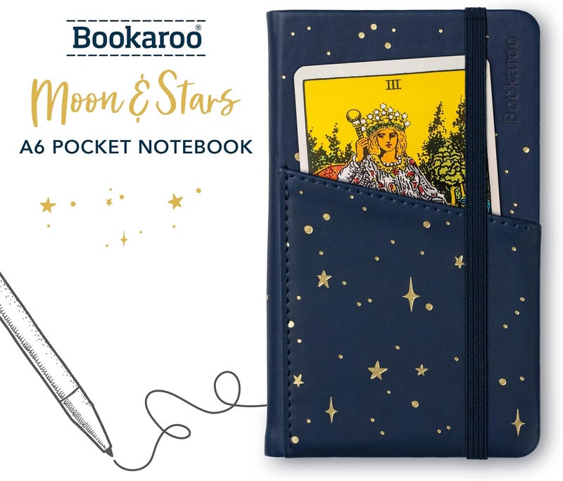IF Moon & Stars - Bookaroo Pocket Notebook (A6) Journal - Image 2