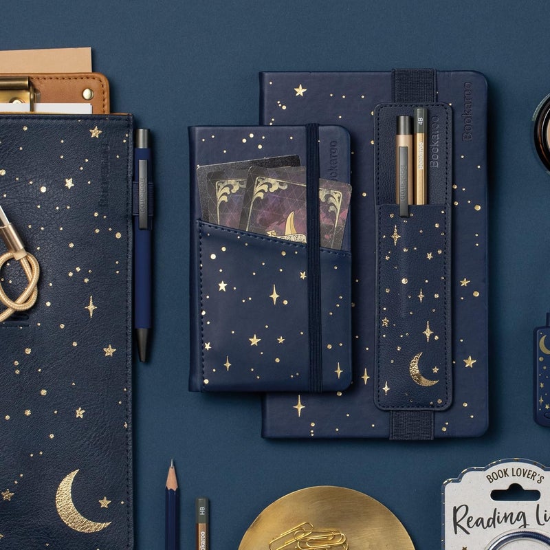 IF Moon & Stars - Bookaroo Pocket Notebook (A6) Journal - Image 5