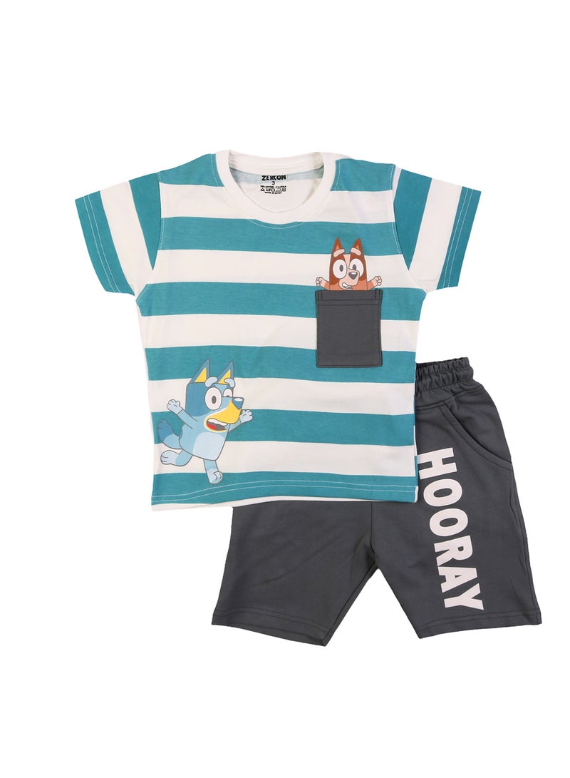Zercon Summer Pajama Set for Boys 7286 - Image 1