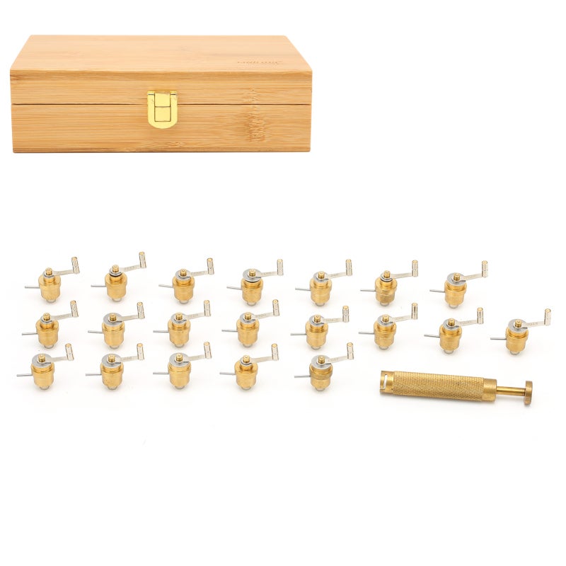 Watch Mainspring Winder: 20 Model Copper Tool Set - High Precise Durable Design Watch Repair Tool for Professional Watchmakers & Watch Maintenance - Image 1