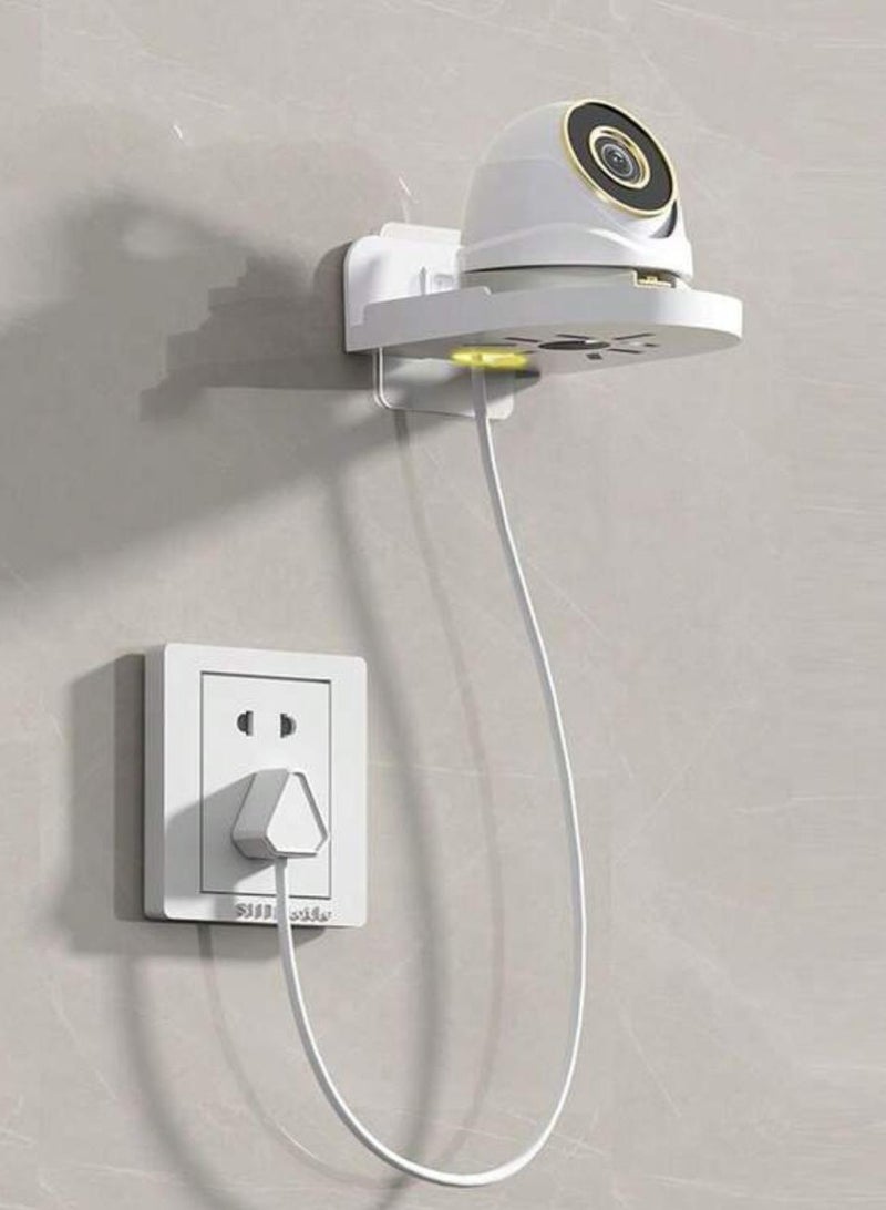 Small Wall Shelf for Surveillance Cameras, Speakers, Baby Monitors, and More – Universal Adhesive Shelf, Easy to Install without Drilling  - Image 2