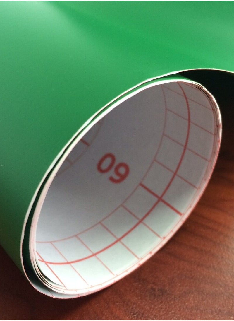 DC Fix Self Adhesive Film Roll Plain Matt Dark Green 45cm x 15 Meter Size  - Image 2