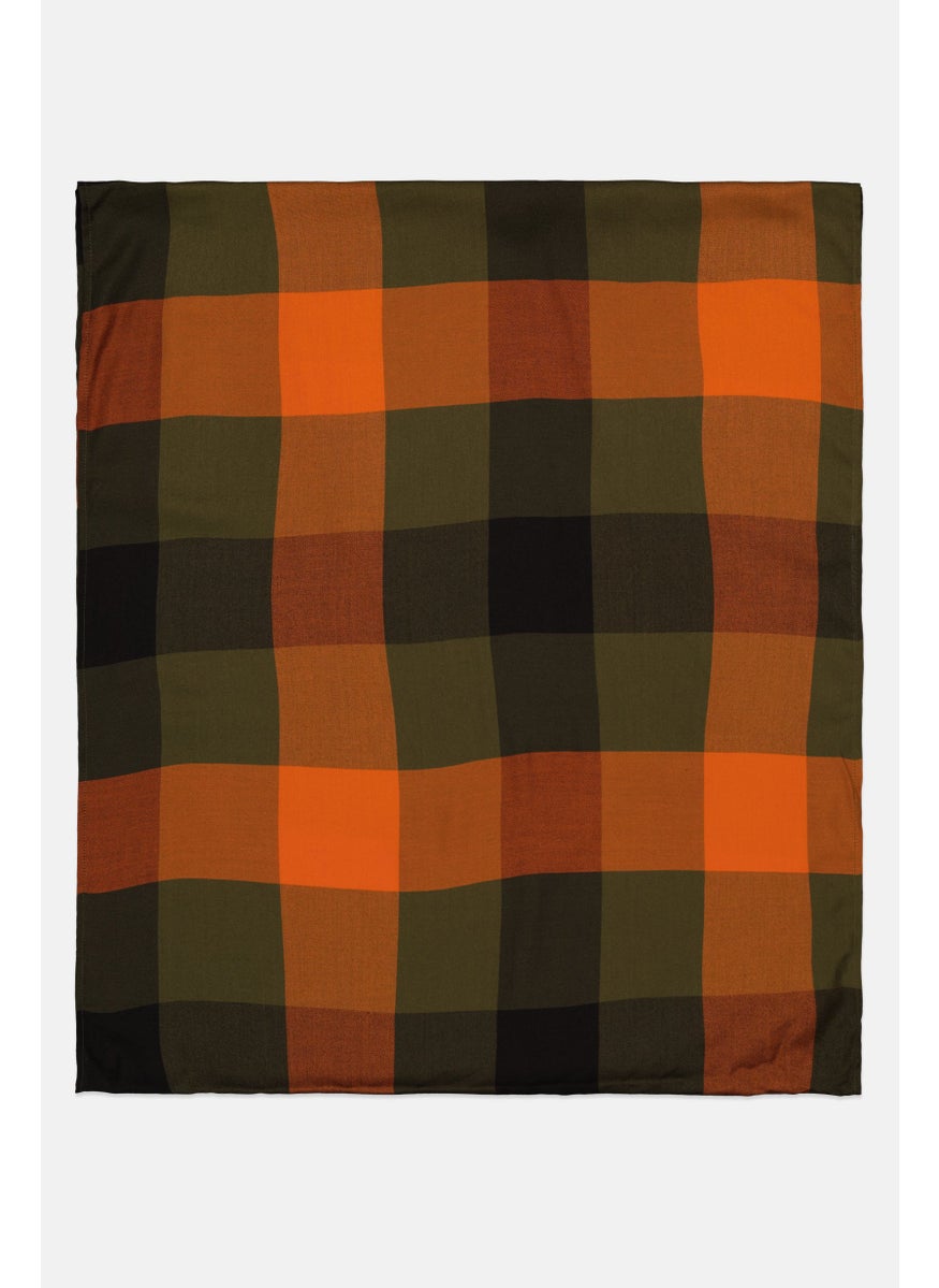 s.Oliver Women Textured Scarf 74 L x 58 H cm, Olive Combo  - Image 2