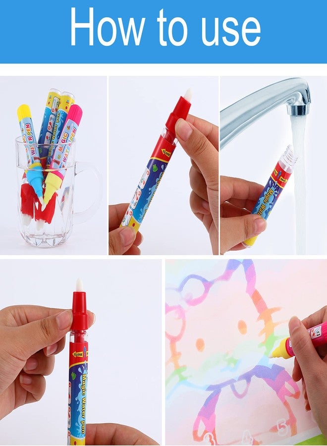 Tenare 10 Pcs Water Pens Water Doodle Pens Replacement Drawing Markers Doodle for Toddlers Kids Painting - Image 5