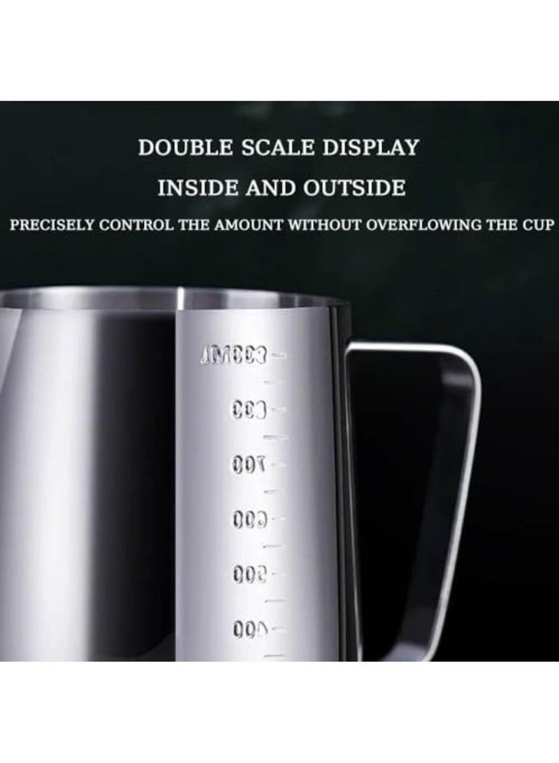 MARKQ Espresso Steaming Pitcher Silver 550 ml MFP-550  - Image 3