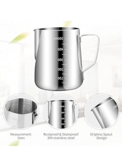 MARKQ Espresso Steaming Pitcher Silver 550 ml MFP-550  - Image 5