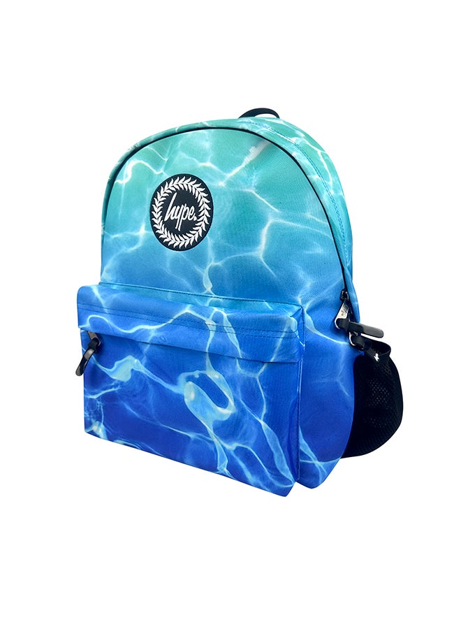 Hype Backpack Iconic Blue Pool Fade - Image 1