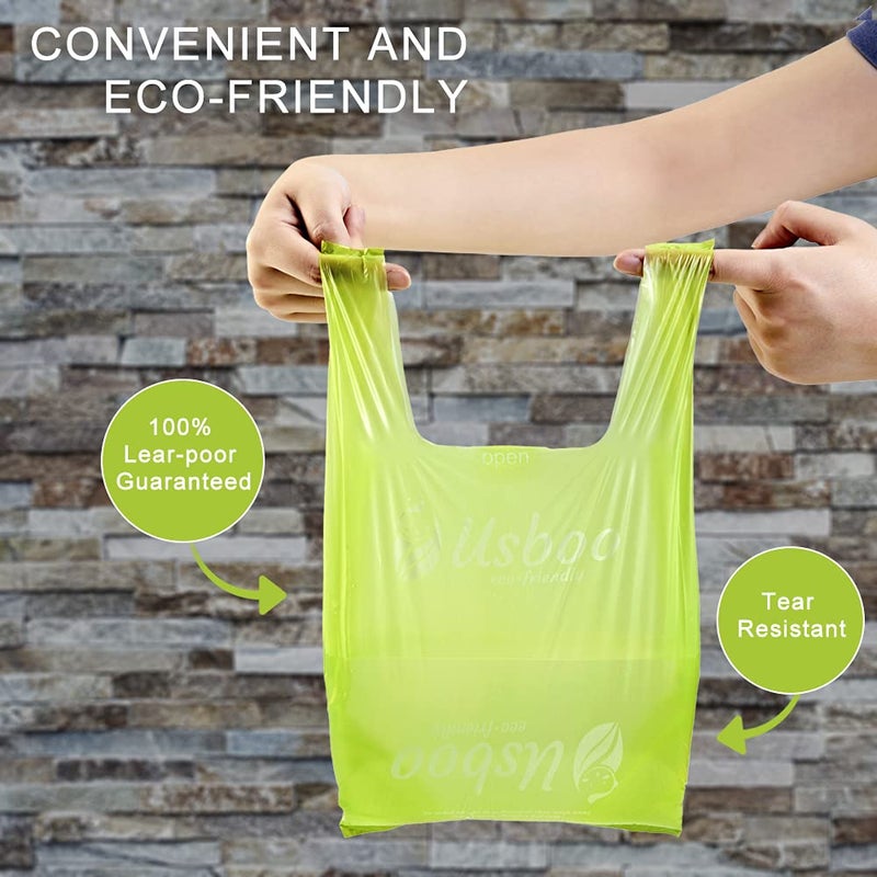 USBOO Baby Disposable Diaper Bags,300 Count Oxo-Biodegradable Diaper Sacks,Easy-Tie Handles,Diaper Disposal or Pet Waste Bags, Unscented - Image 5